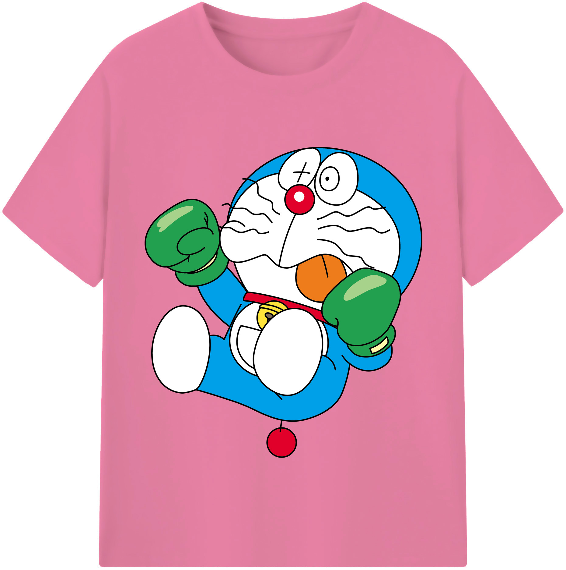 （画像用） ドラえもん Doraemon 綿100％半袖Tシャツ（フロントプリント）